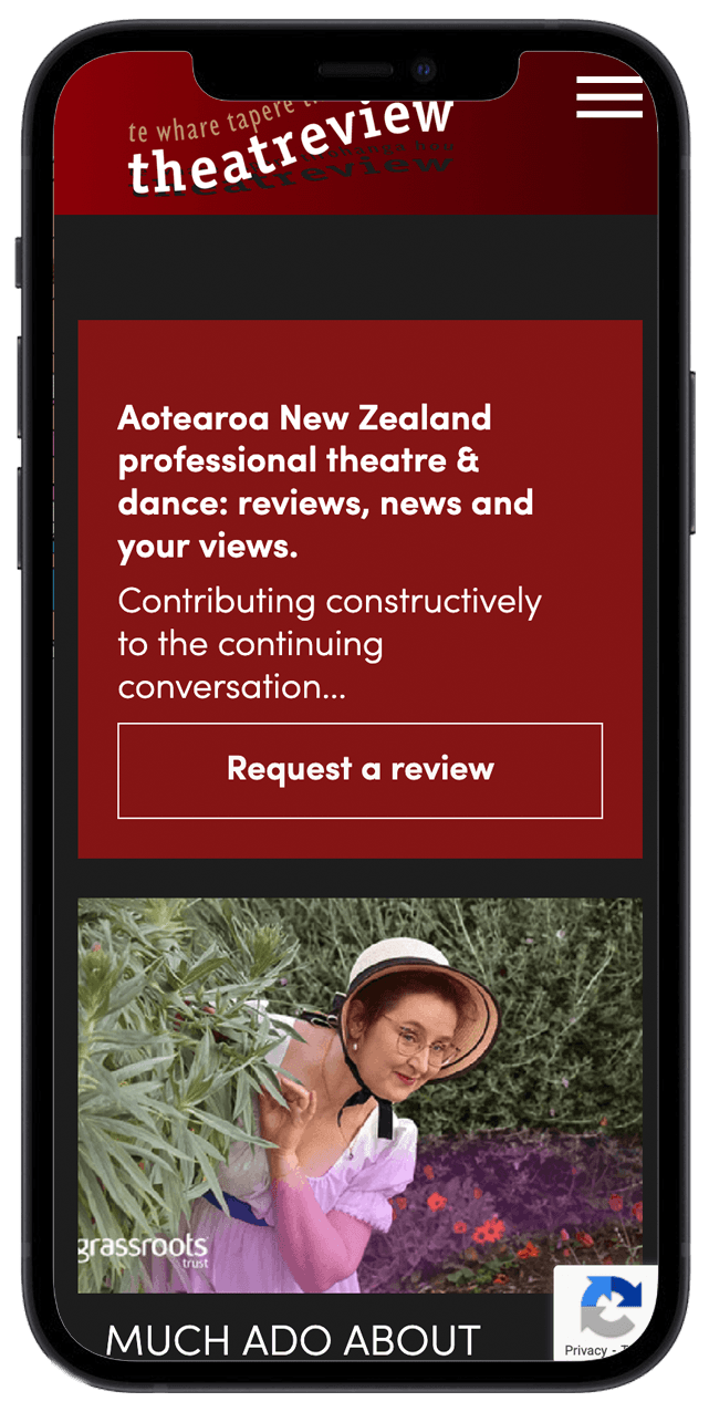 Theatreview phone view